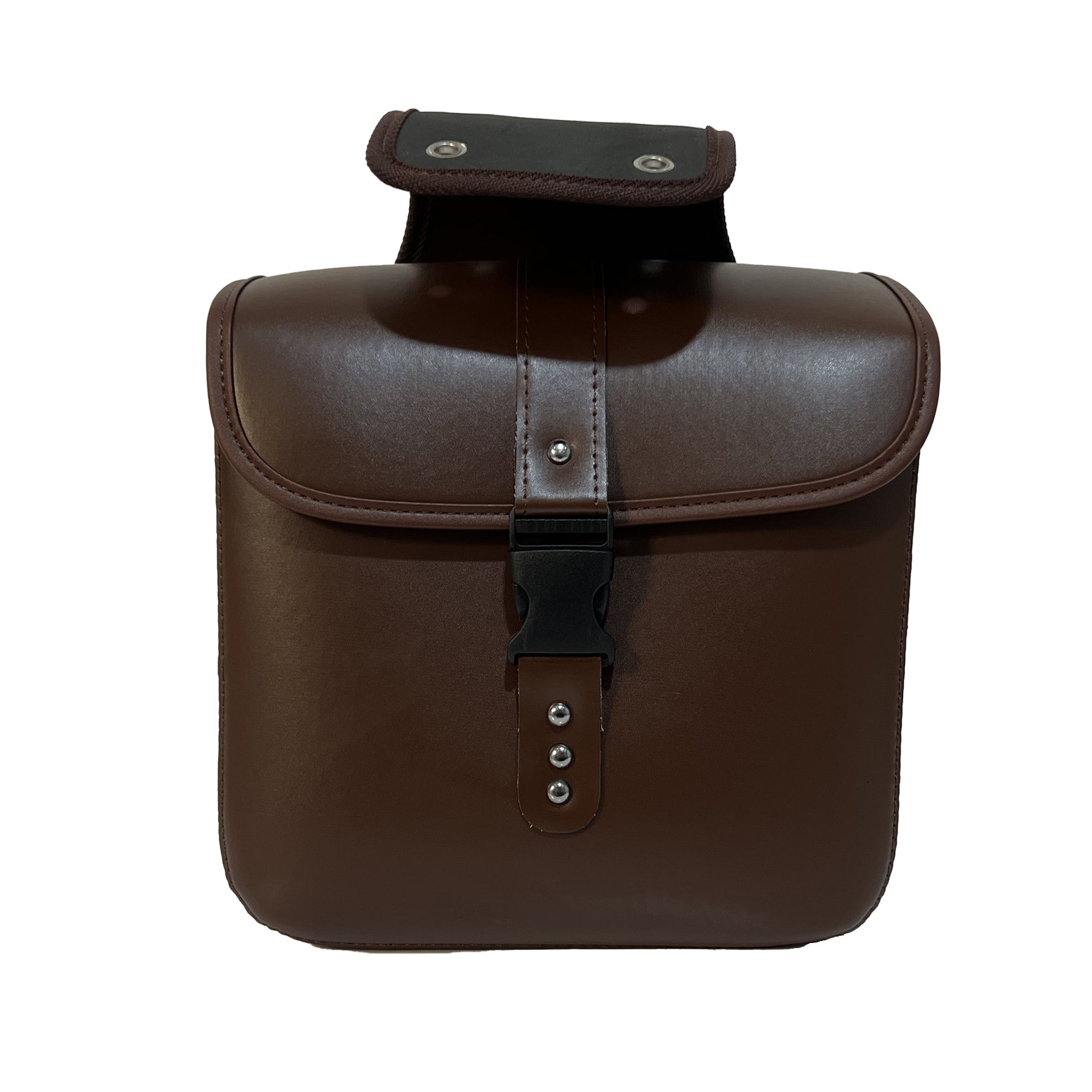 Brown Leather Saddle Bag